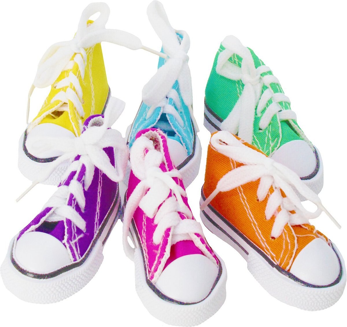 Bonka Bird Toys Mini Sneaker Foot Bird Toy， Color Varies