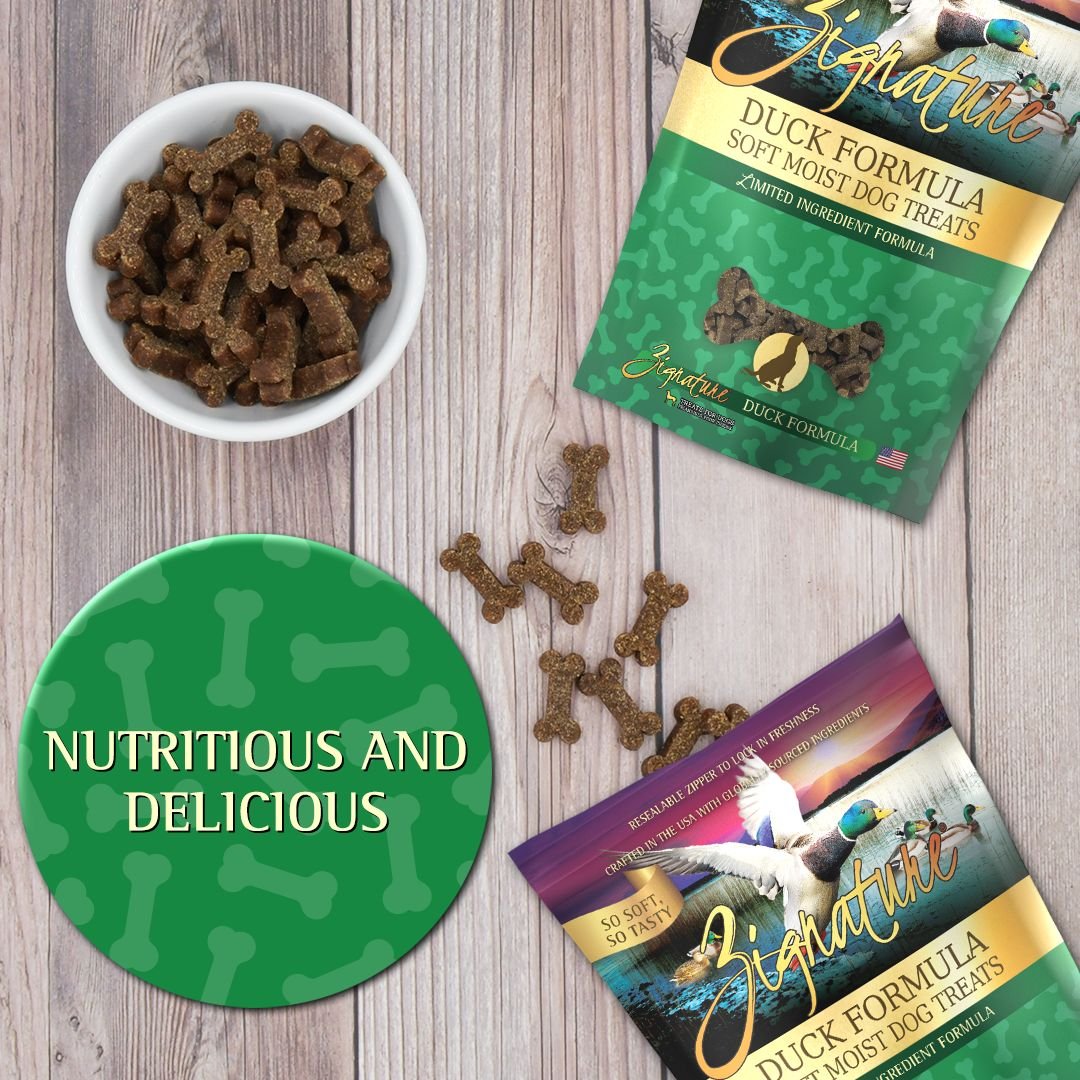 Zignature Duck Formula Soft and Chewy Dog Treats 4 oz