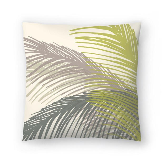 Palm Silhouette By Modern Tropical Throw Pillow Americanflat Botanical