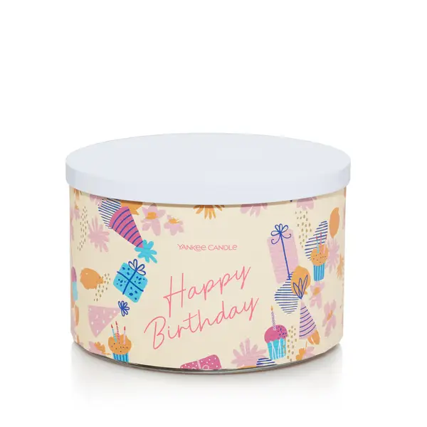 Yankee Candle 3-Wick Happy Birthday Novelty Candle