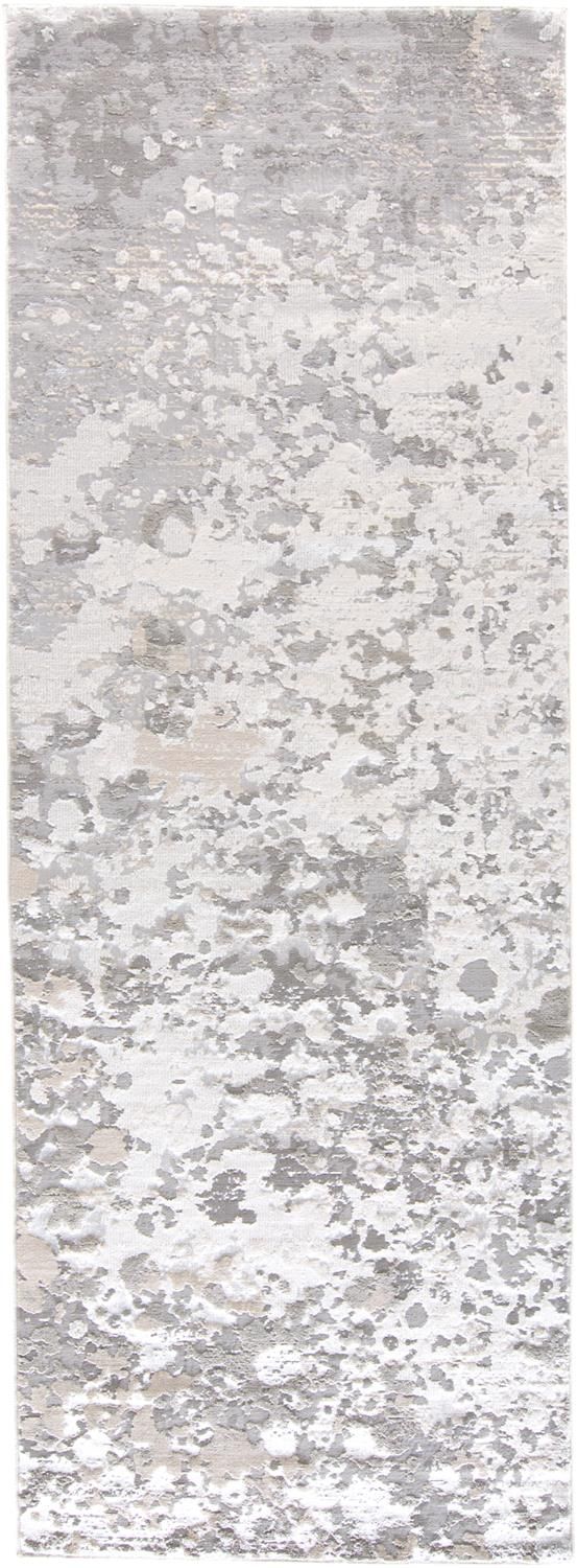 Orin Silver and Ivory Rug by BD Fine