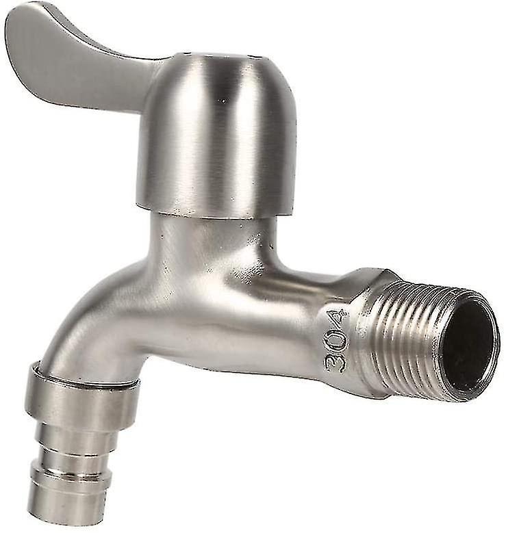 Garden Faucet 304 Stainless Steel Outside Wall Mounted Water Faucet Heavy Duty Durable In Use(g 1/2'' )