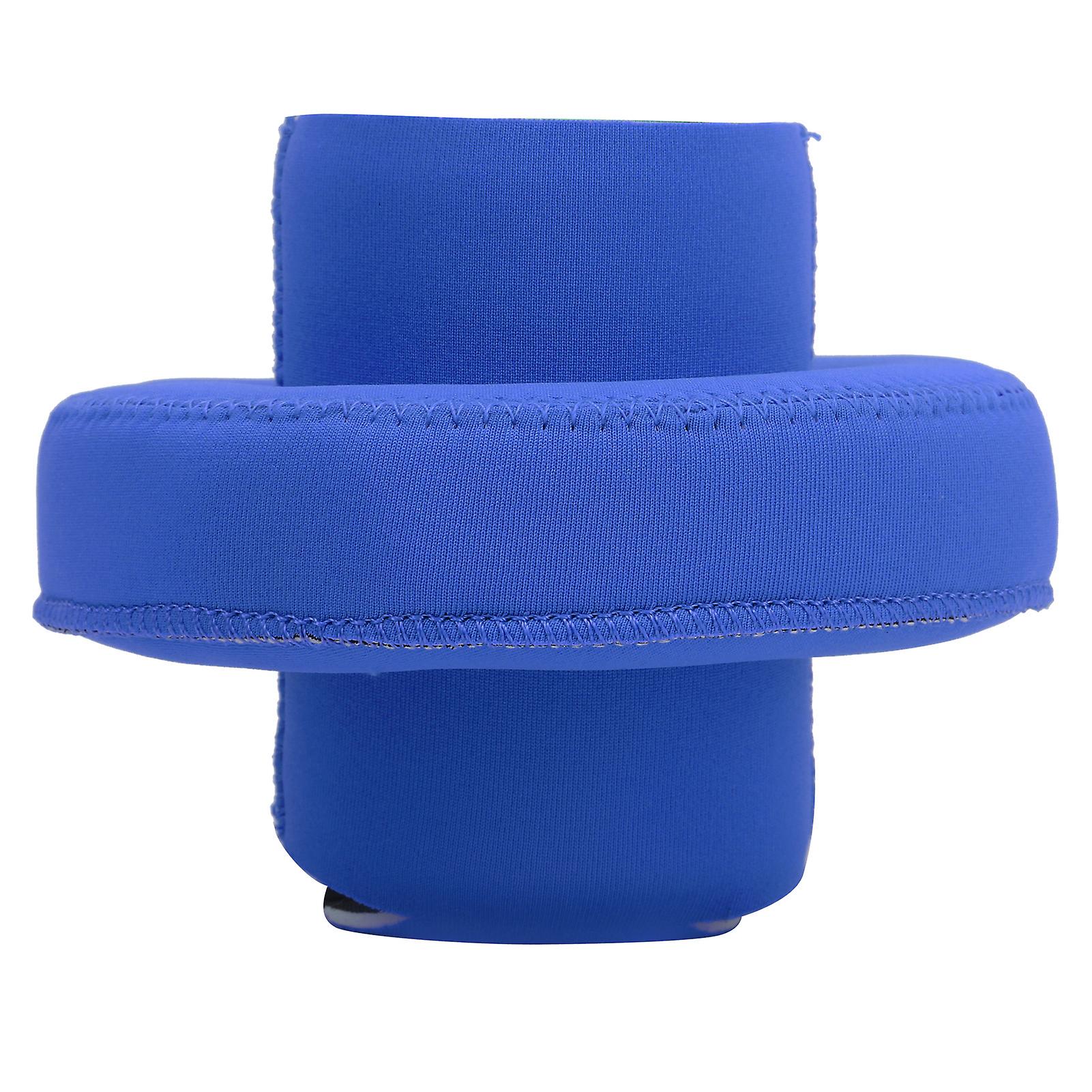 330ml Can Sleeves Drink Floats Cover Neoprene Floating Drink Holder For Swimming Poolblue