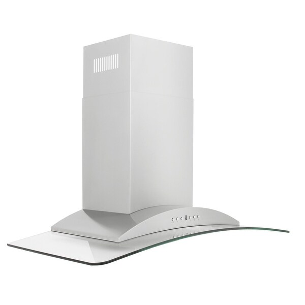 ZLINE Convertible Vent Wall Range Hood in Stainless Steel and Glass (KN)