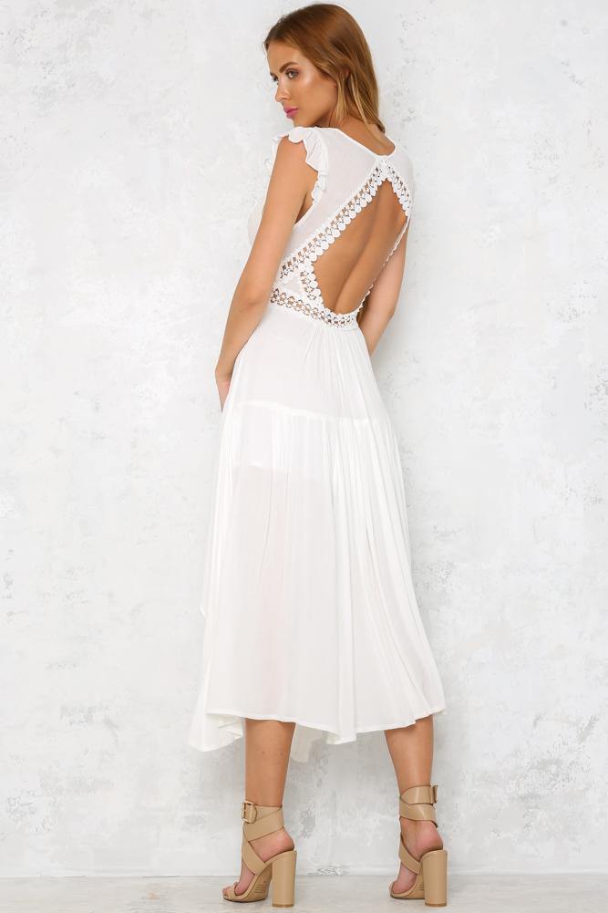 Lolita Love Maxi Dress White