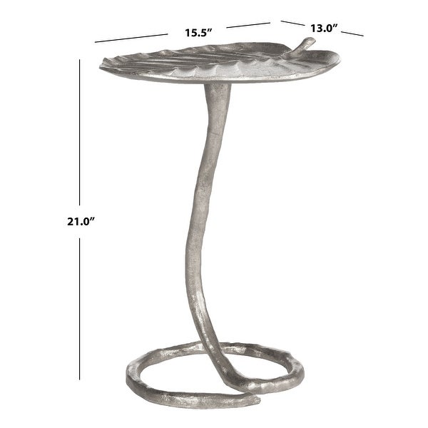 SAFAVIEH Mina Silver Side Table - 15