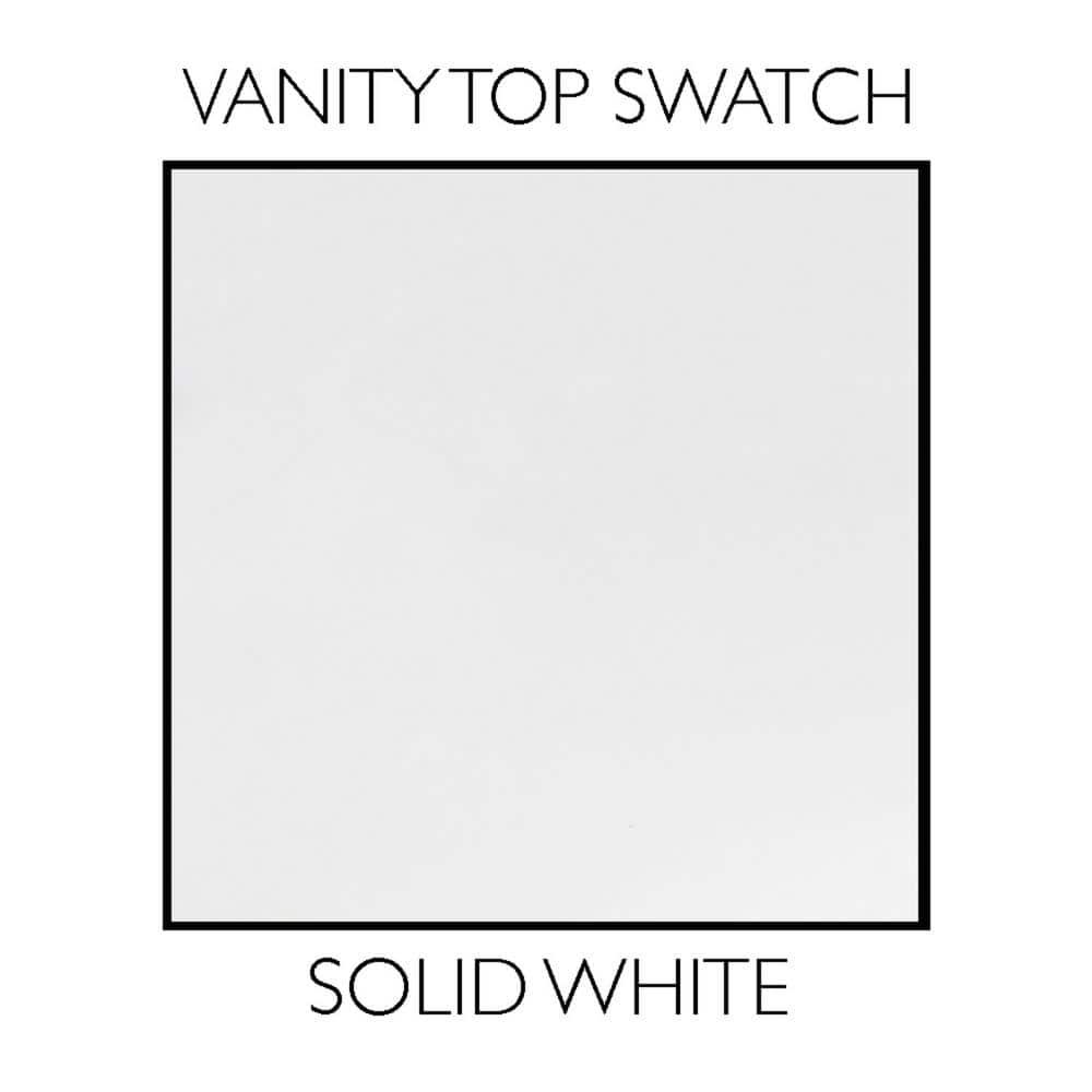 Design House 49 in W x 22 in D Cultured Marble Vanity Top in Solid White with Solid White Basin