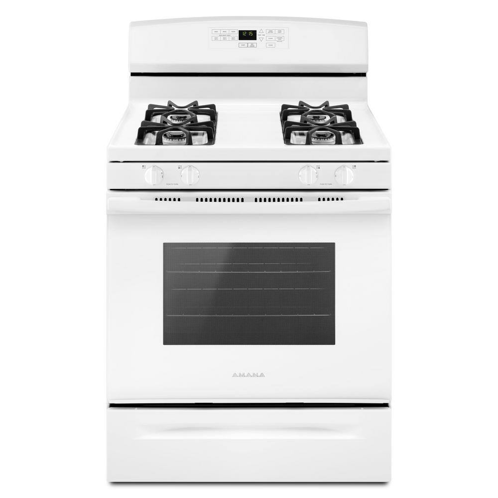 Amana 5.0 cu. ft. Gas Range in White AGR6603SFW