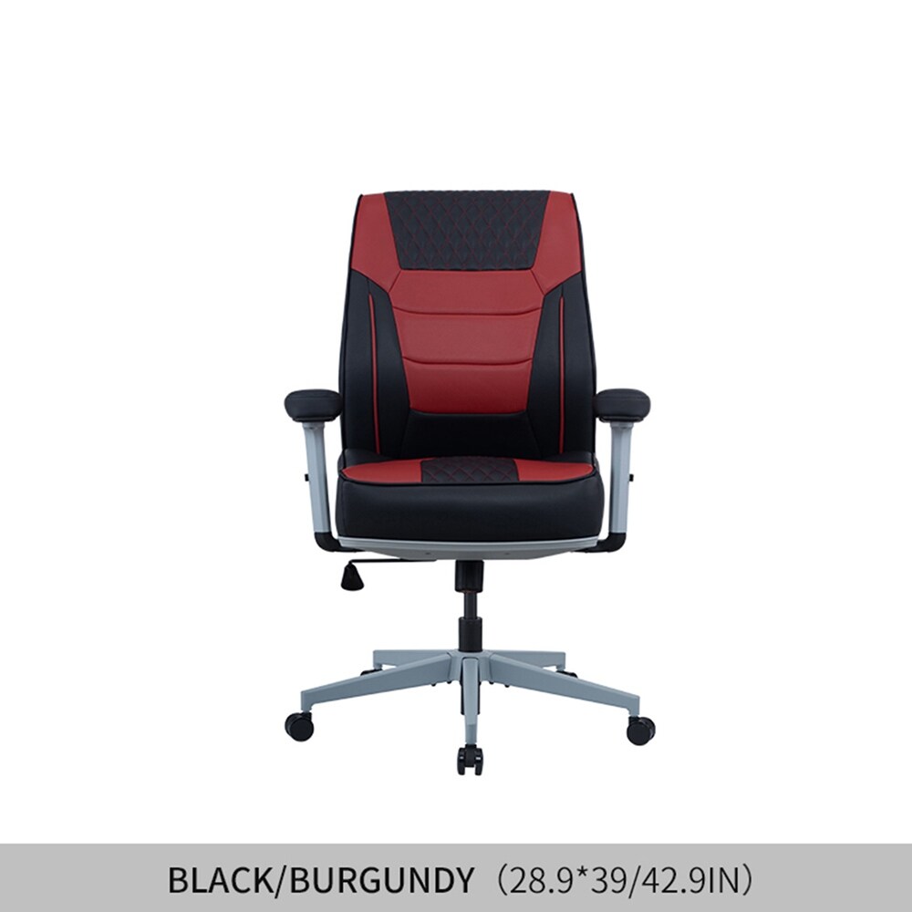 Comfortable Mid Back Office Chair Gaming Chair with Padded Armrest