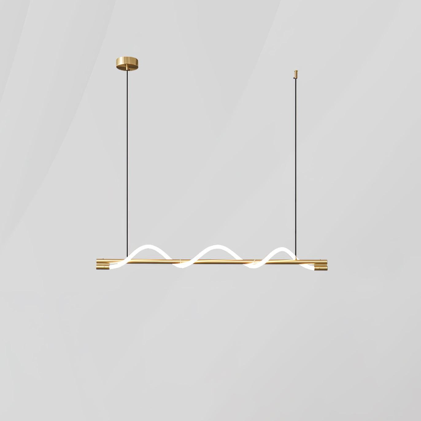 Linear Curve Island Pendant Lamp