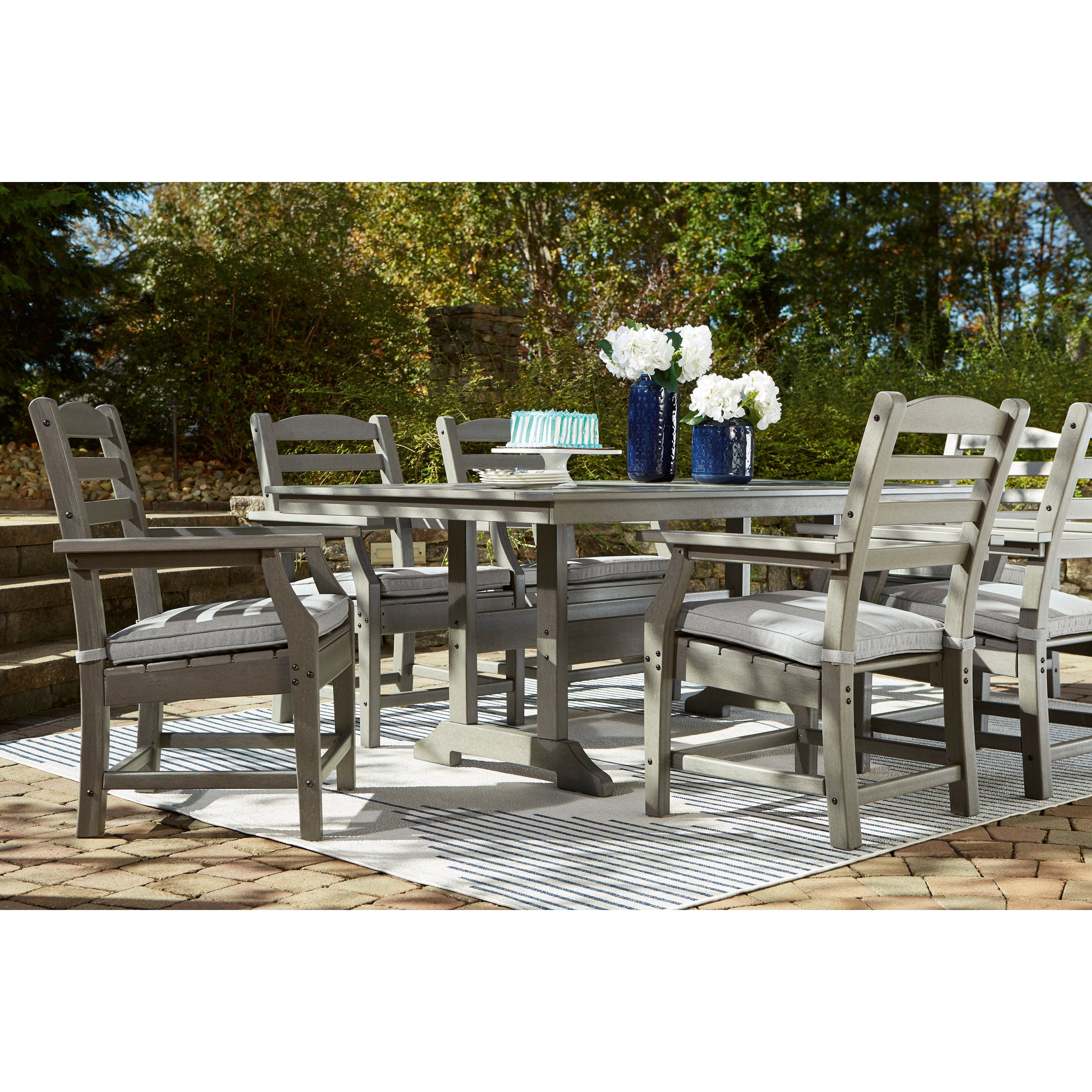 Poly Grey 7-Piece Outdoor Dining Set