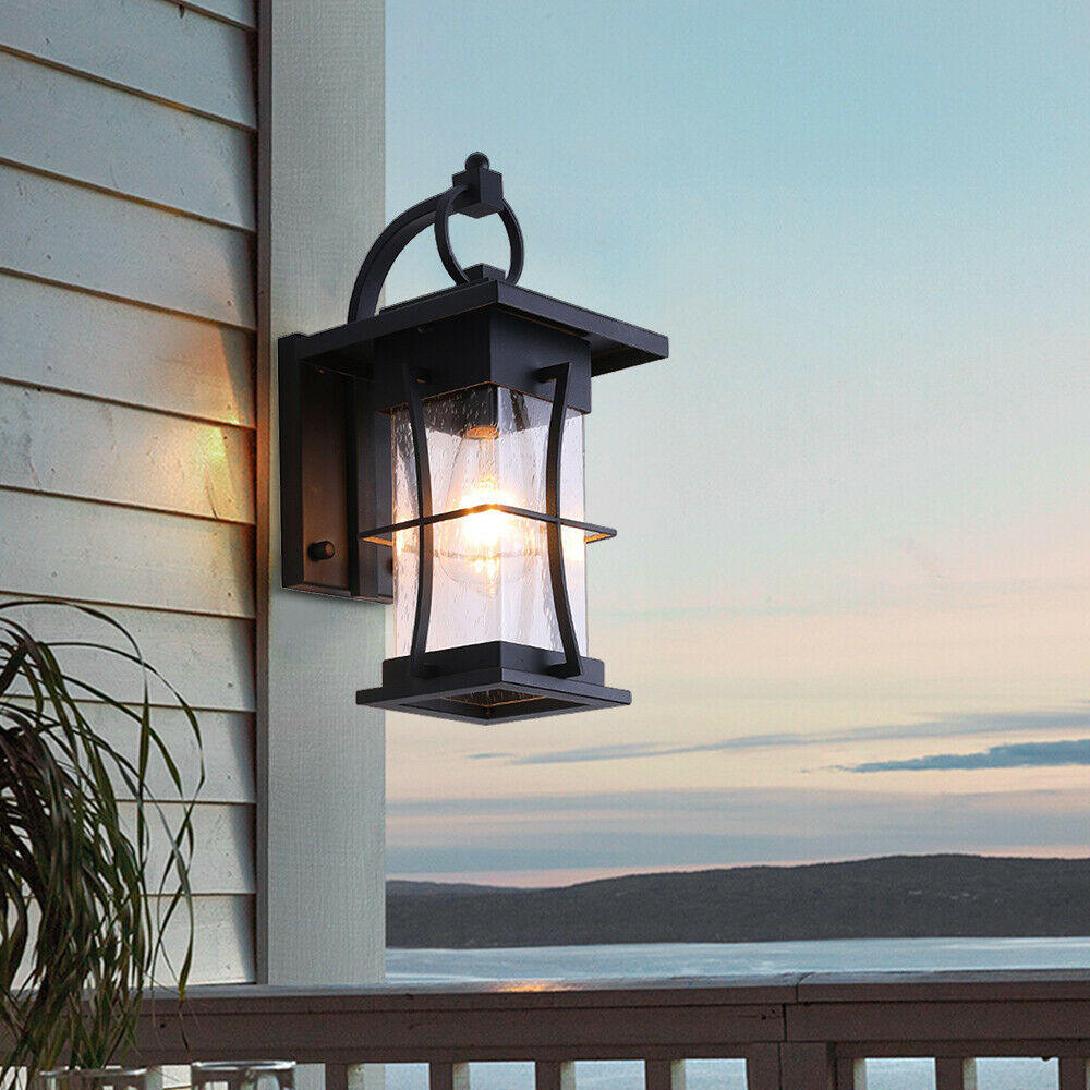 Outdoor Wall Lantern Sconce Porch Lamp Wall Light Fixtures Exterior Waterproof Outdoor Wall Light Retro Exterior Lantern Sconce Industrial Porch Patio Lamp Wall Light Fixture Exterior Lighting Lamp