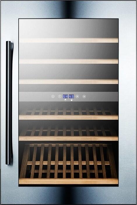 Summit VC60D 24 Inch Stainless Steel Wine Cooler