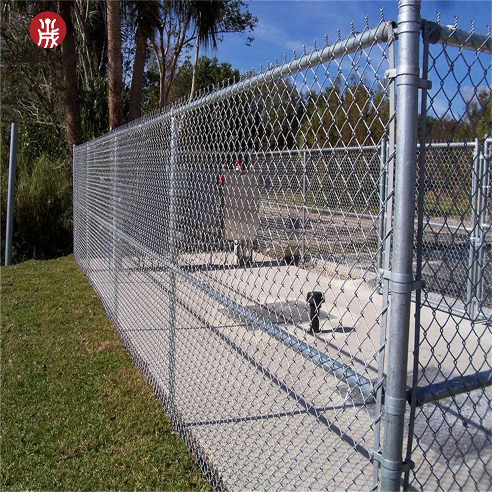 Customized Factory Price Supply Galvanized /PVC Coated Free Design Chain Link Fence