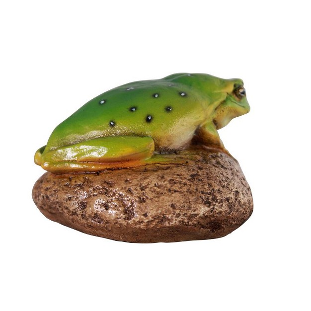 Design Toscano Toad On Rock Statue