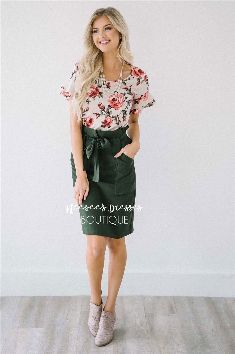 Floral Double Ruffle Sleeve Top