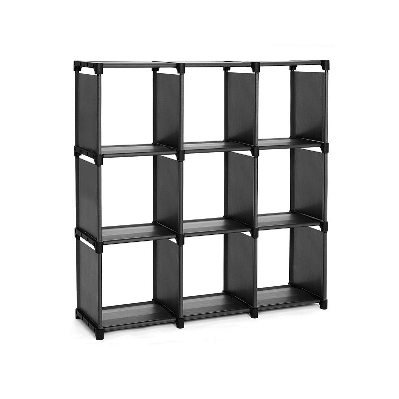 9 Cube Diy Storage Shelves Open Bookshelf Closet Organizer Rack Cabinet