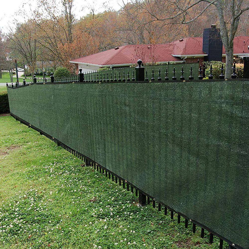 6 ft. x 50 ft. Green Privacy Screen Fence Heavy-Duty Fence Mesh Sunshade Mesh Cover For Wall Garden Patio Backyard B07MFP4PPQ