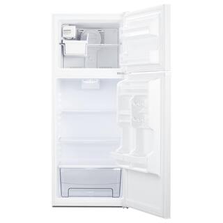 Summit Appliance 10 cu. ft. Top Freezer Refrigerator in White Counter Depth FF1091WIM