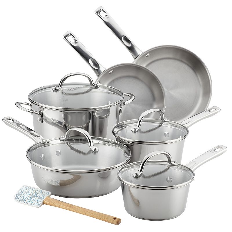 Ayesha Curry Home Collection 11-piece Stainless Steel Cookware Set