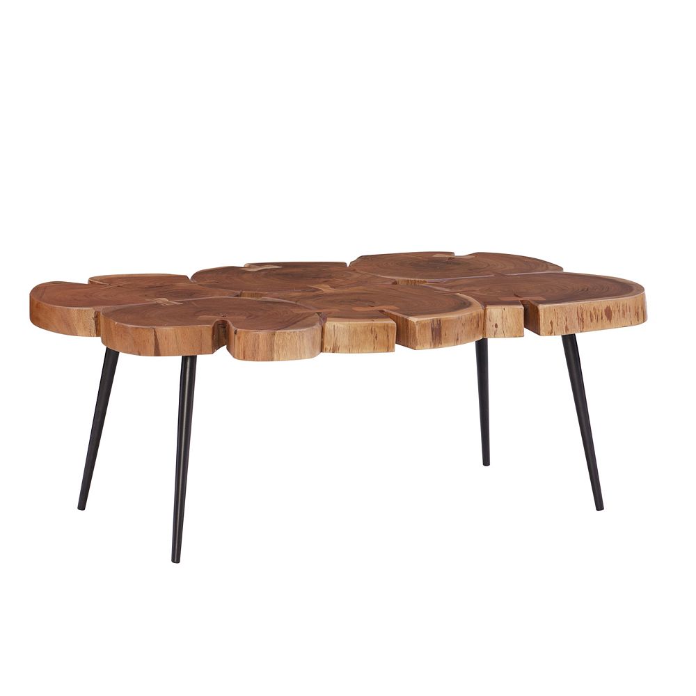 Linon Aspen Live Edge Large Coffee Table