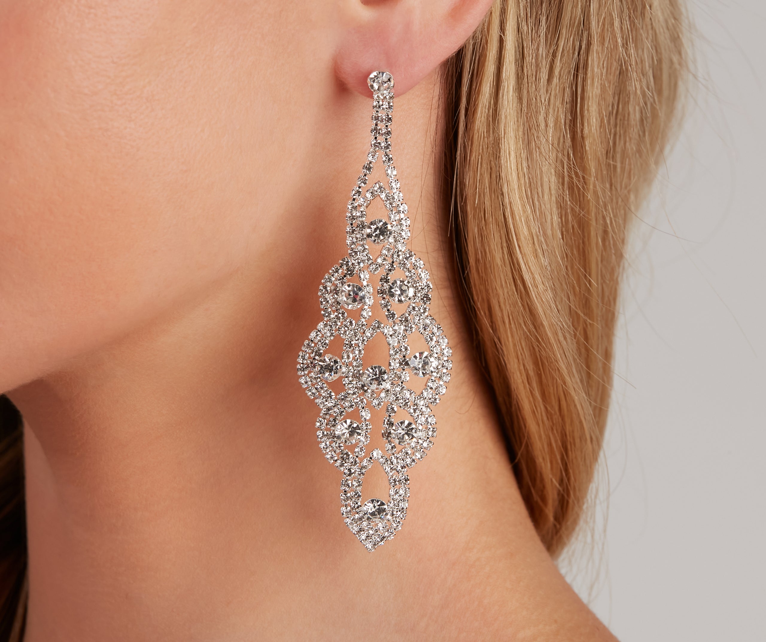 Edge Of Rhine Chandelier Earrings