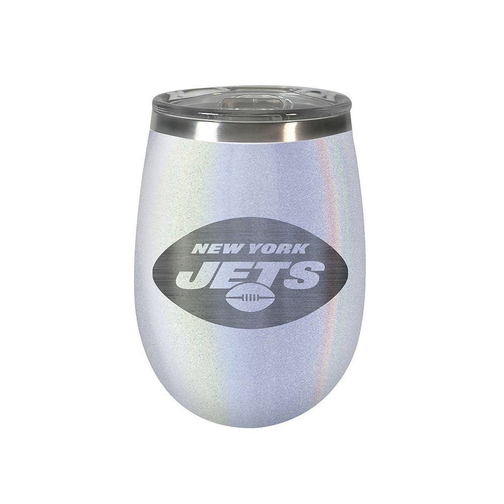 New York Jets 12 oz Opal Finish Vacuum Insulated NFL Wine Tumbler