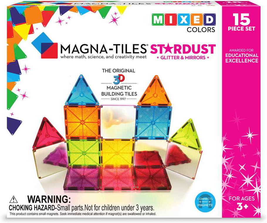 Magna-Tiles® Stardust 15 Piece