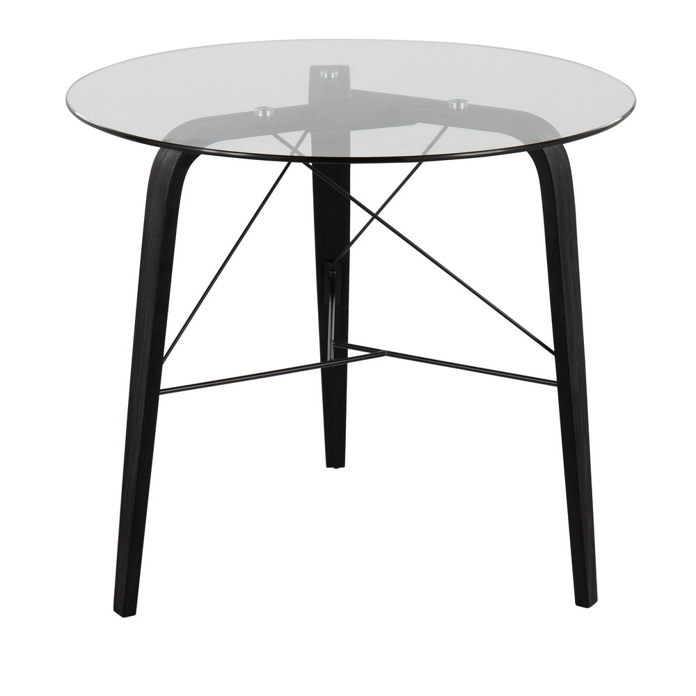 Carson Carrington Culnady Mid Century Modern Round Dinette Table