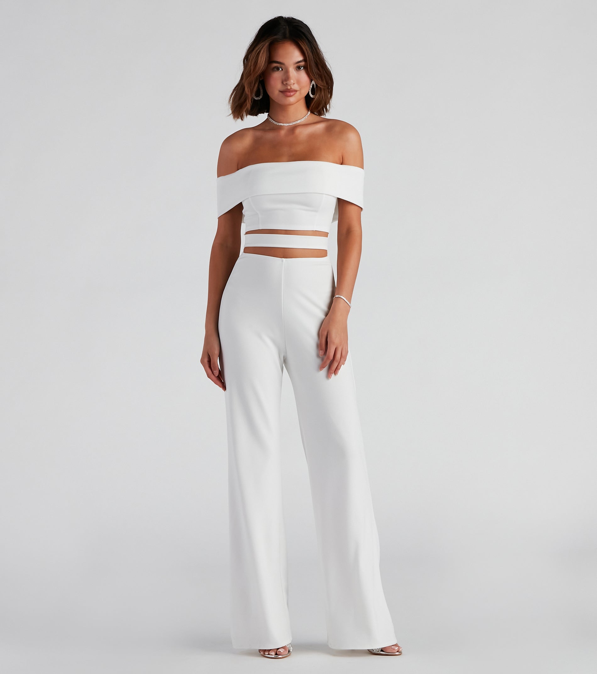 Elevated Style Off-The-Shoulder Jumpsuit