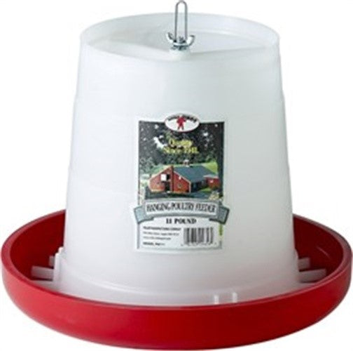 Miller Manufacturing Plastic Hanging Poultry Feeder， 11 Lbs