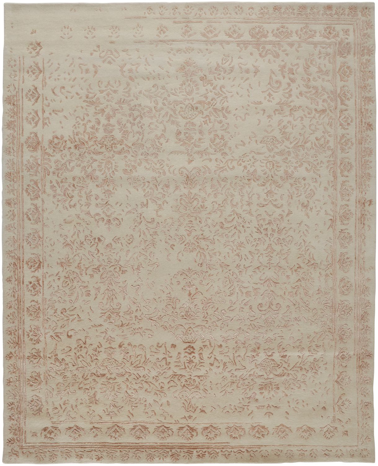 Khalo Hand Tufted Beige and Pink Rug by BD Fine