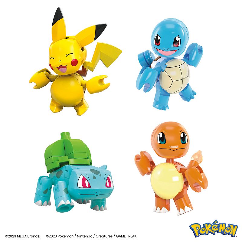 Mega Bloks MEGA Pokémon Beginner Trainer Team Pack with 8 Action Figures and Poké Balls