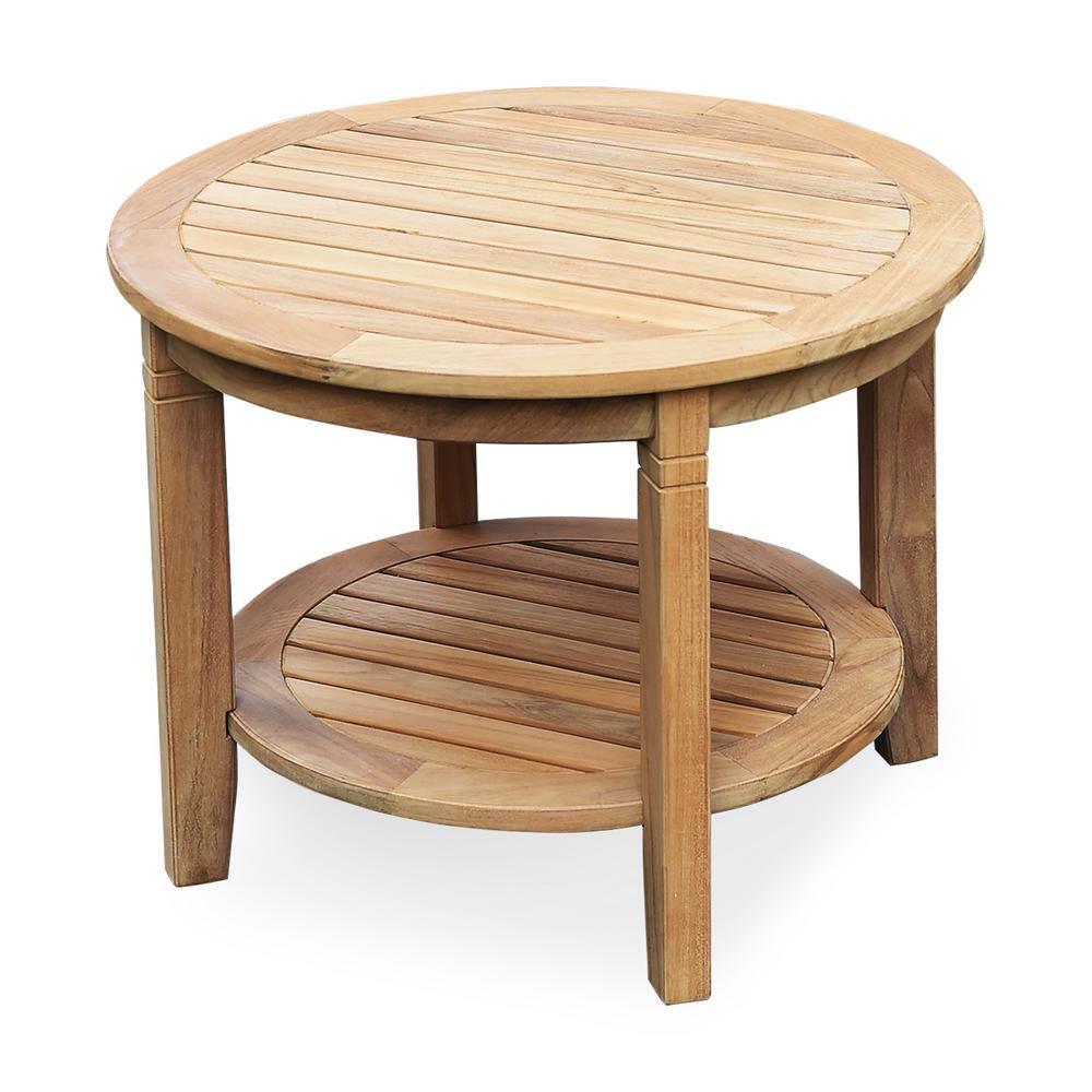 Cambridge Casual Heaton Natural Teak Wood Outdoor Coffee Table