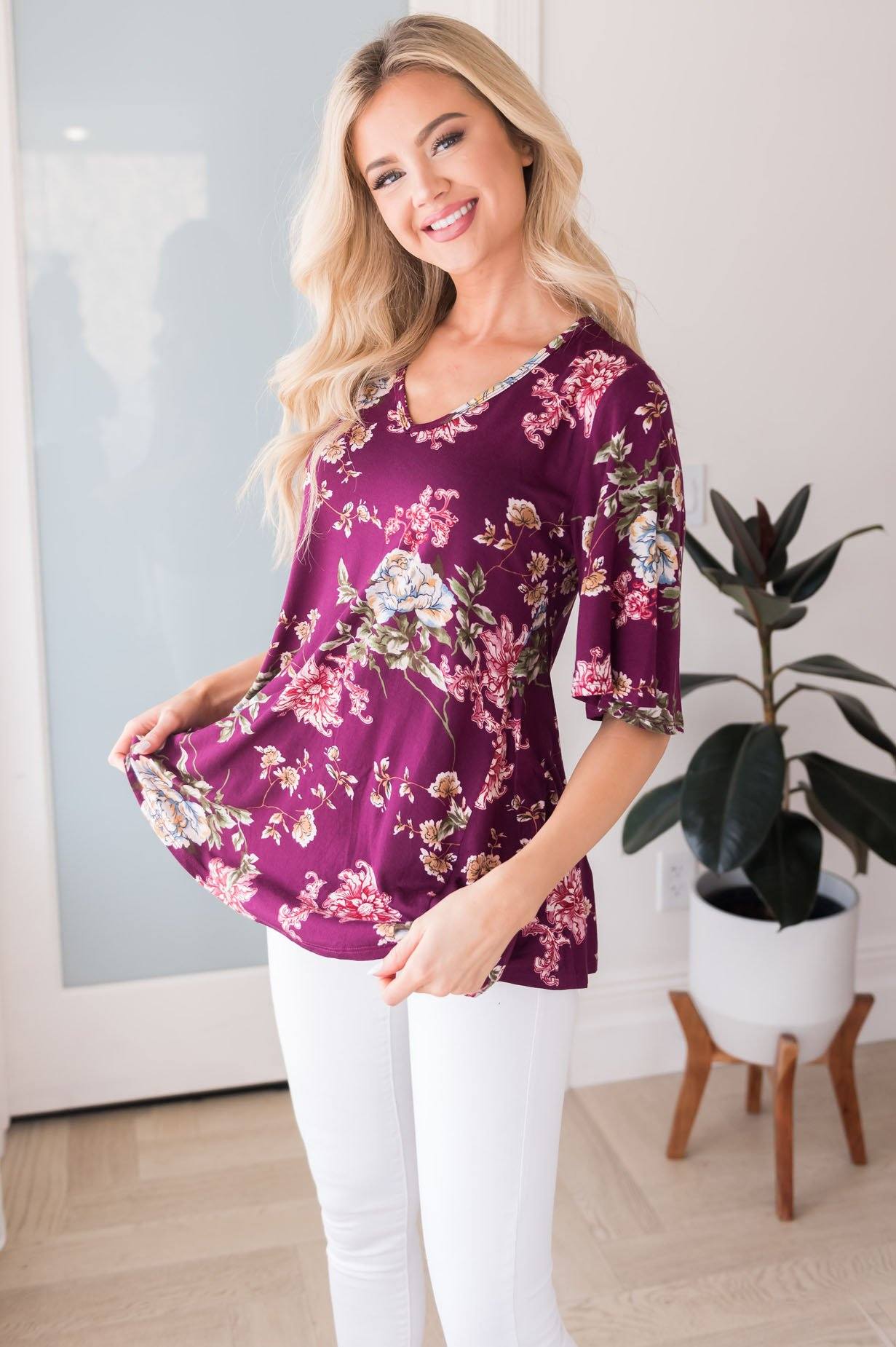 Secret Garden Modest Top