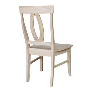 International Concepts Verona Unfinished Wood Dining Chair (Set of 2) C-170P