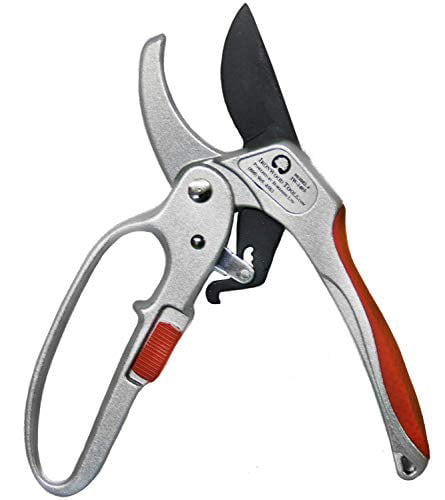 Ironwood Tool Company Ratchet Pruning Shears, Cuts up to 1", for Weak Hands, Gardening Gift, H107