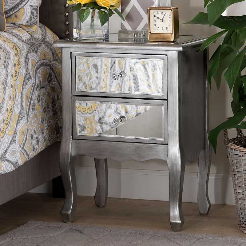 Baxton Studio Leonie Nightstand Table