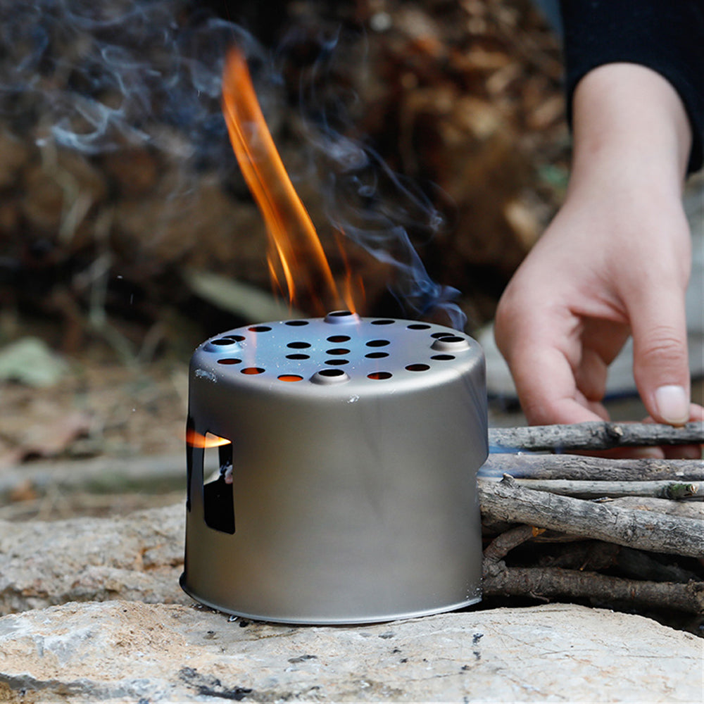 Carevas Ultra-lightweight Titanium Wood Camping