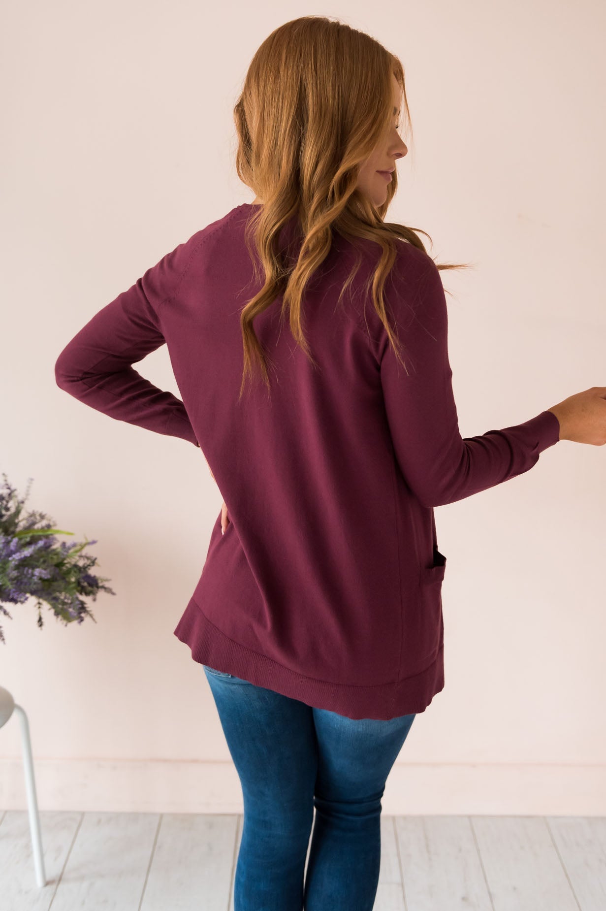 Keep Me Stylish Modest Front Pocket Cardigan