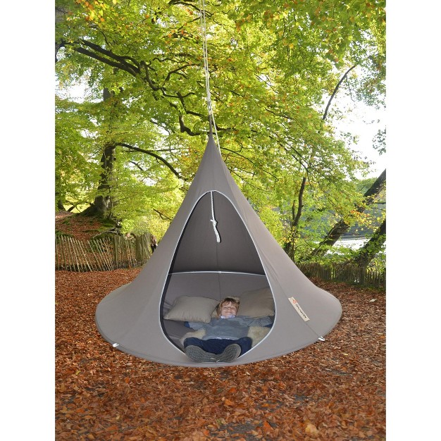 The Hamptons Collection 72 Brown Two Person Hanging Cacoon Chair With Hanging Hardware