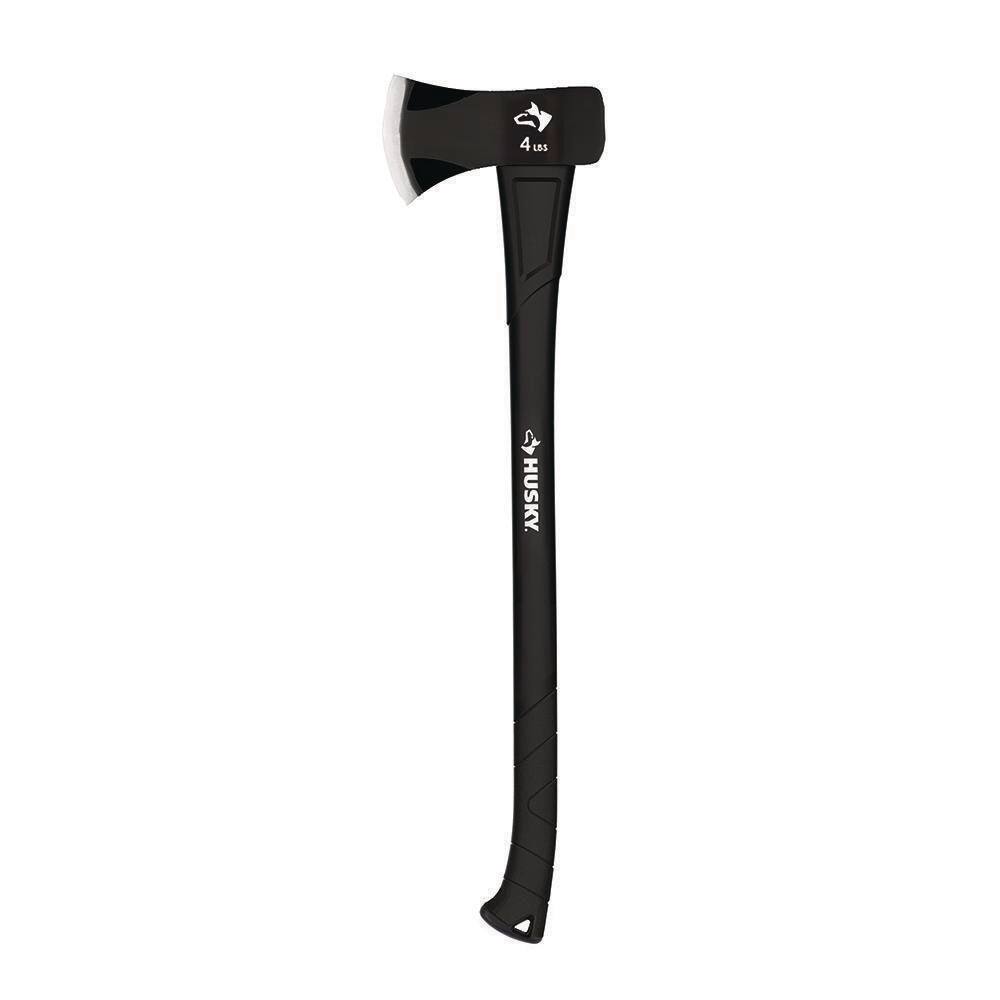 Husky 4 lbs. Premium Axe with 36 in. Handle Length Fiberglass Handle Premium Axe 35295