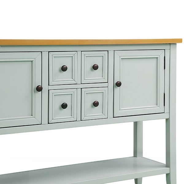 Cambridge Series Buffet Sideboard Console Table with Bottom Shelf