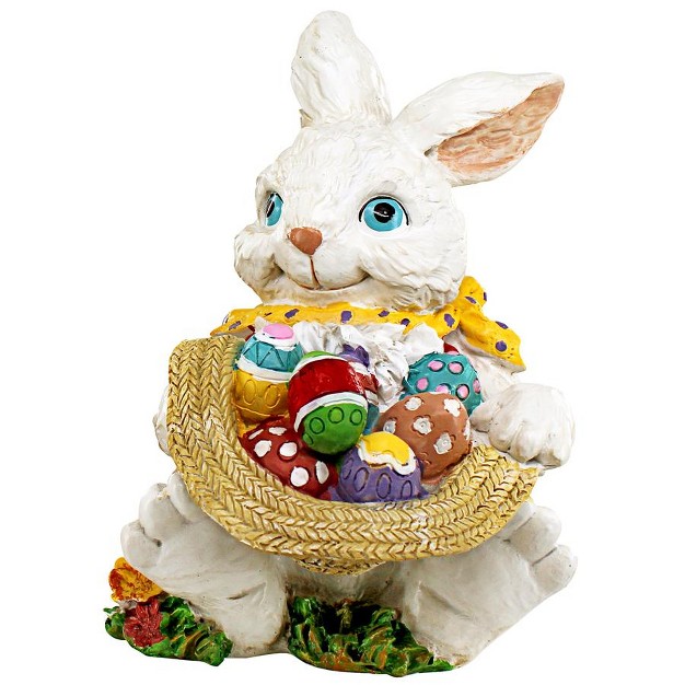 Design Toscano Mortimer The Bunny And His Easter Eggs Rabbit Statue