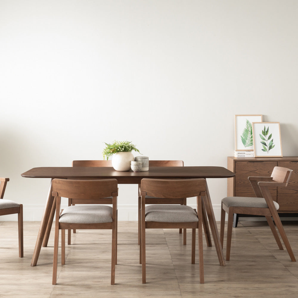 RODEN Dining Table 180cm - Walnut