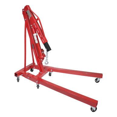 Dragway Tools 2 Ton Folding Hydraulic Engine Hoist Cherry Picker Shop