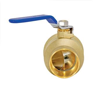 EASTMAN 2 in. x 2 in. Brass Sweat C x C Full Port Ball Valve 20071LF