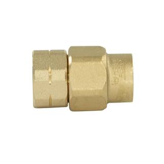 HOME-FLEX 12 in. CSST x 12 in. FIPT Brass Female Adapter 11-435-005