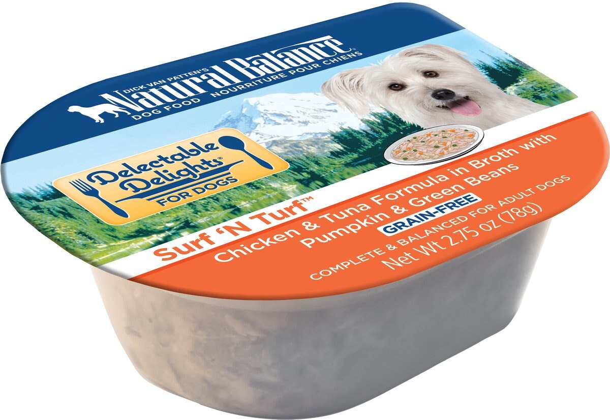 Natural Balance Delectable Delights Surf 'N Turf Grain-Free Wet Dog Food