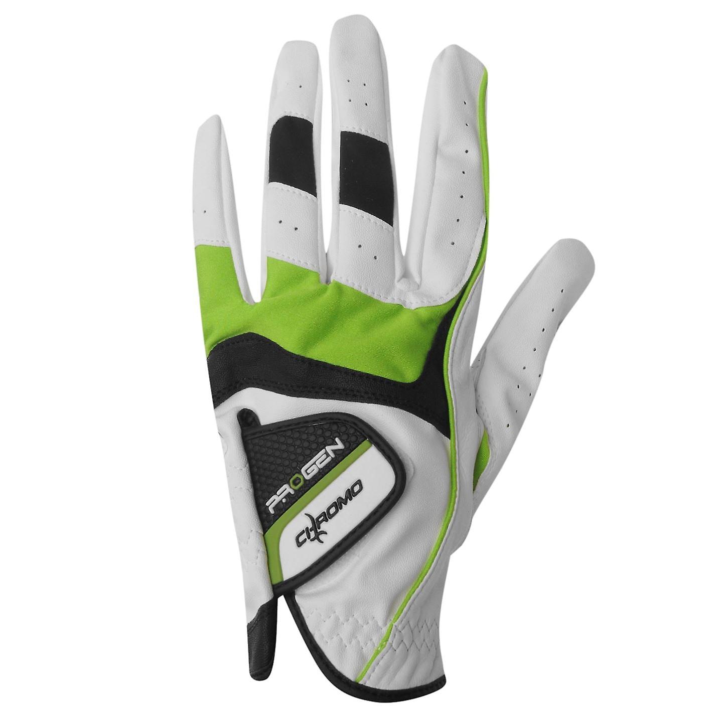 Progen Chromo Golf Gloves Durable Perforated Sections Cabretta Palm Accessory